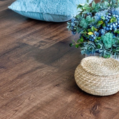 ПВХ Плитка Alpine floor Real Wood Дуб Мокка ECO 2-2