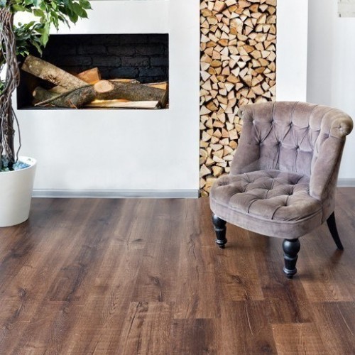 ПВХ Плитка Alpine floor Real Wood Дуб Мокка ECO 2-2