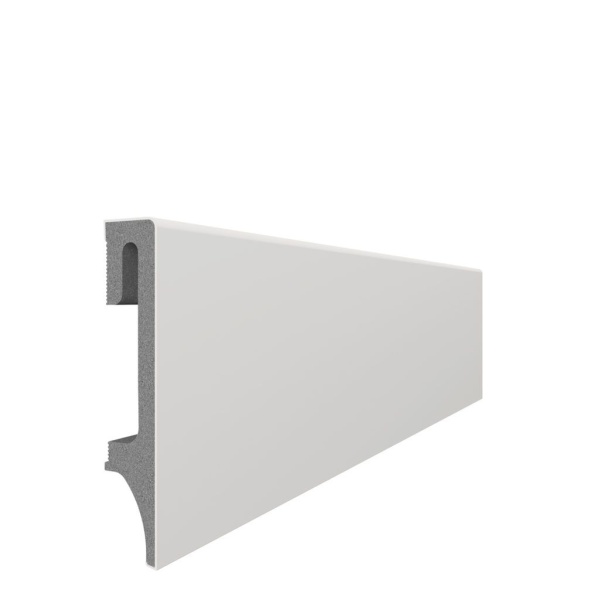 Плинтус ESPUMO Светло-серый 202 80х16х2400 мм