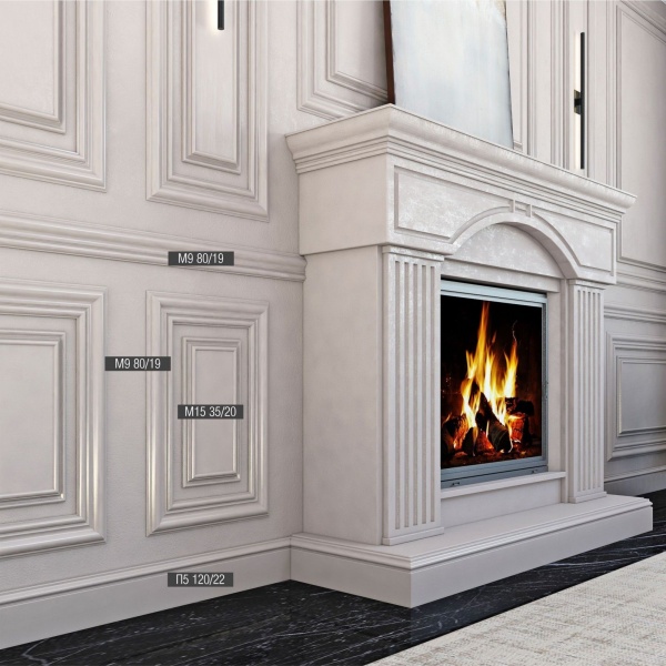 Плинтус напольный XPS П 5 (120*22) (9)